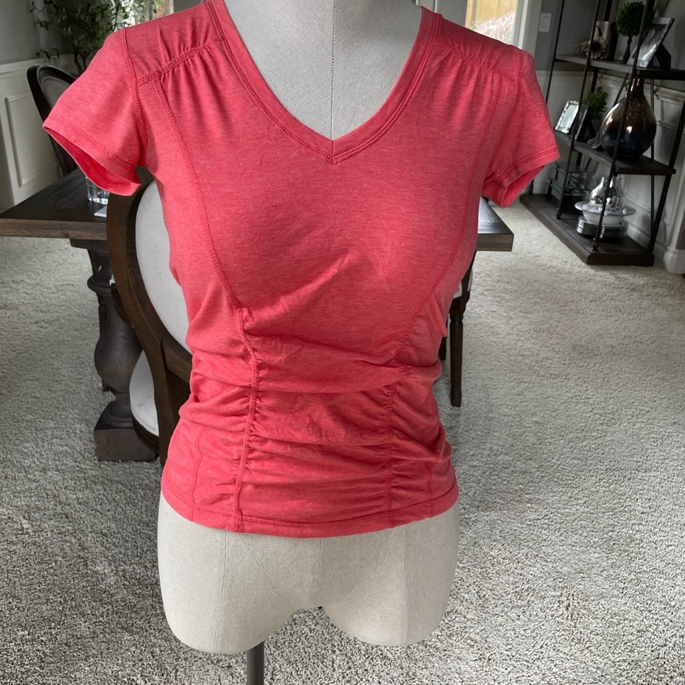 Zella coral Athletic workout top